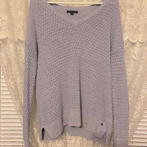 Lavender American Eagle Knit Sweater - Picture 1 of 2